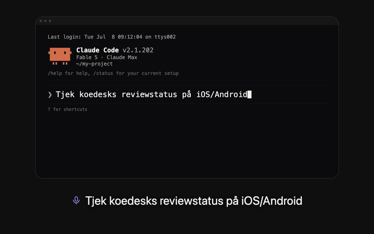 Grundlæggende betjening