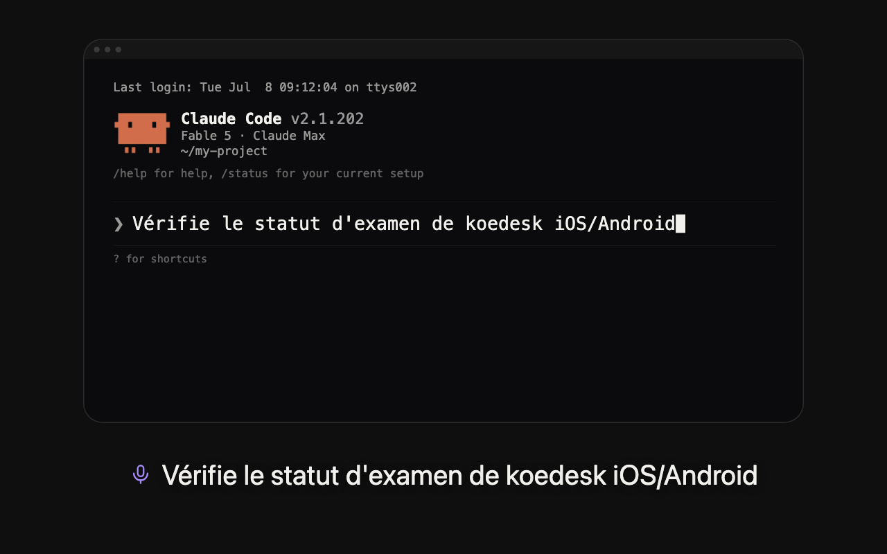 Utilisation de base